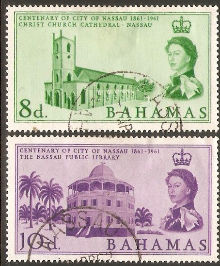 Bahamas 1962 Nassau Centenary set. SG221-SG222.